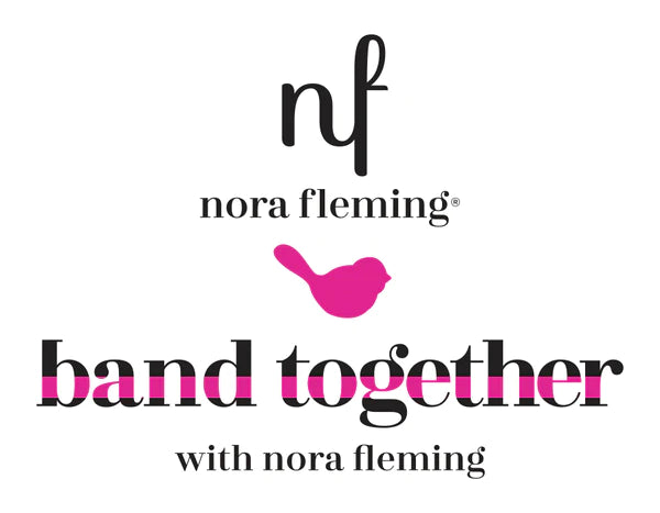 Nora Fleming Band Together Silicone - Pink Breast Cancer