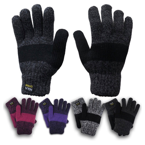 Polar Extreme Thermal Women's Marl Knit Gloves - My Secret Garden