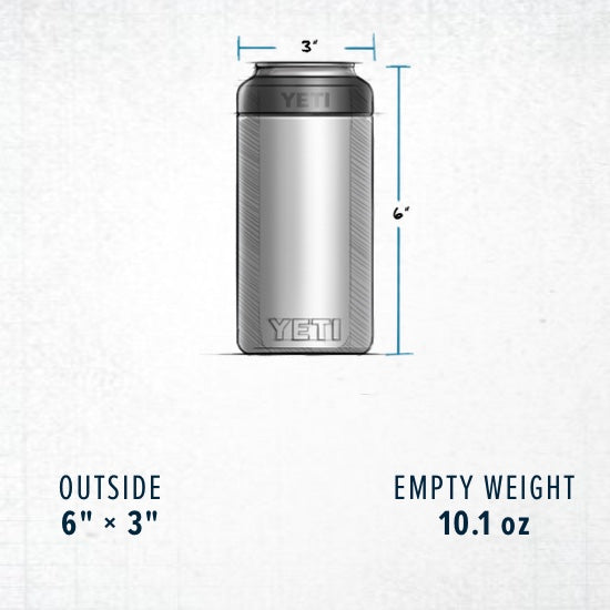 Yeti Rambler Colster Tall 16 Oz. Seafoam Stainless Steel Insulated
