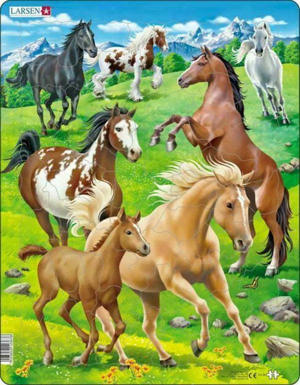 Horses 65pc Children&#39;s Puzzle