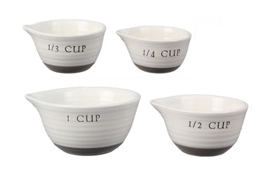 Set/4 Ceramic Measuring Cups