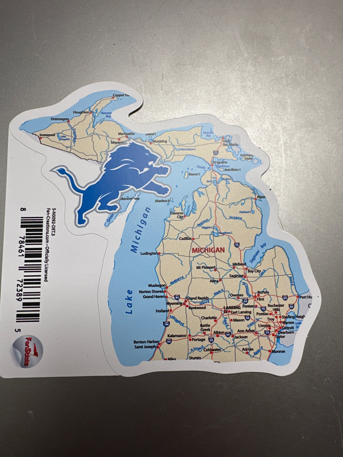 3&quot; Detroit Loins Stickers