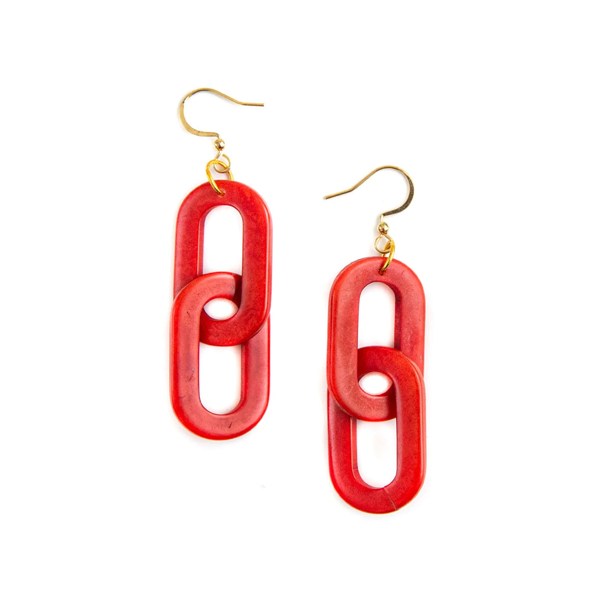 Tagua Amaranta Earrings