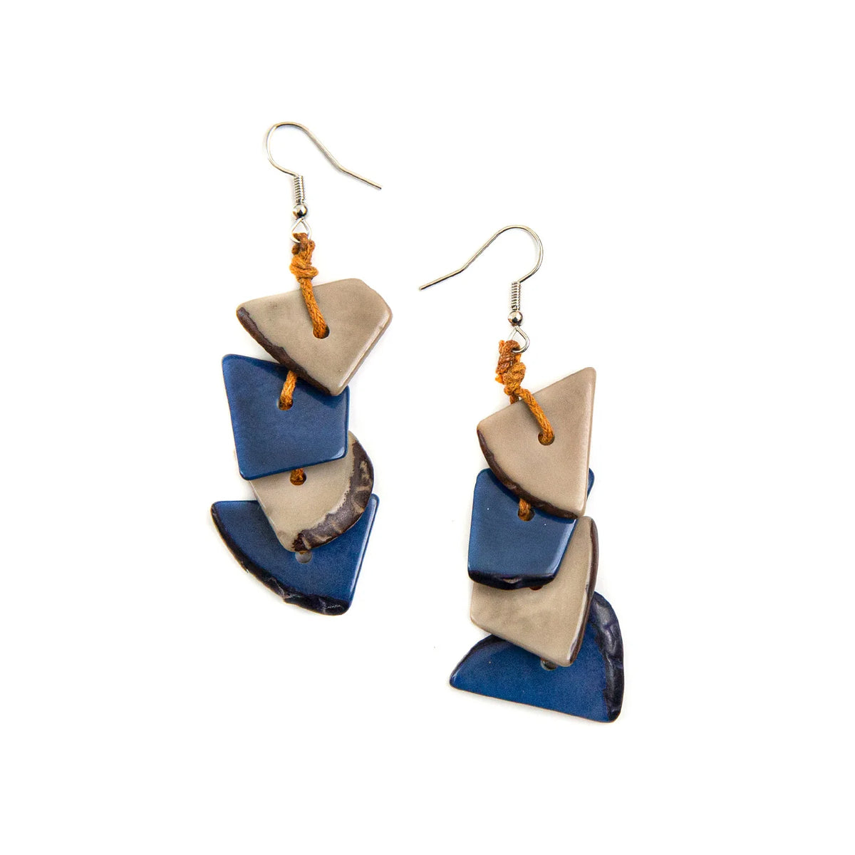 Tagua Fuji Earrings