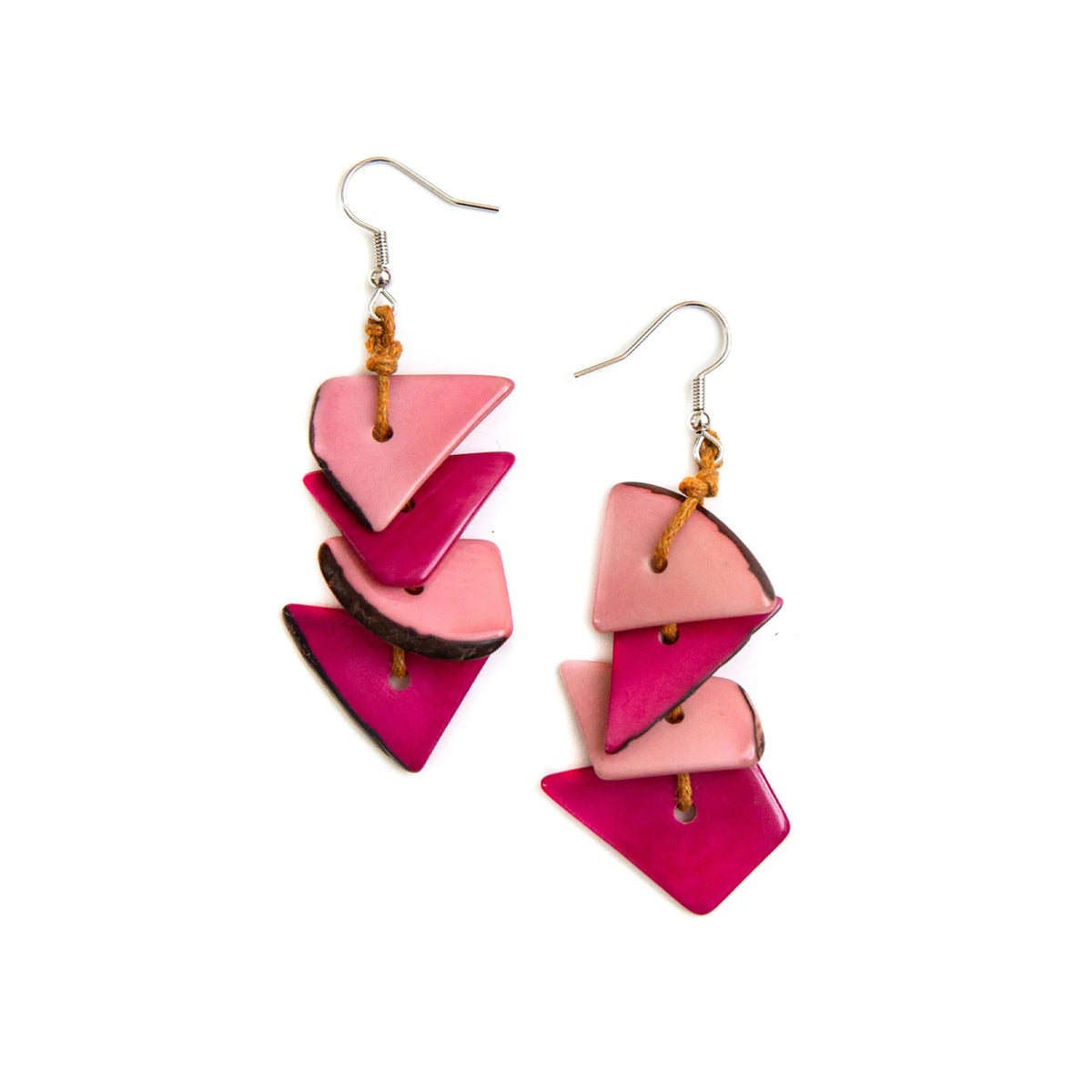 Tagua Fuji Earrings