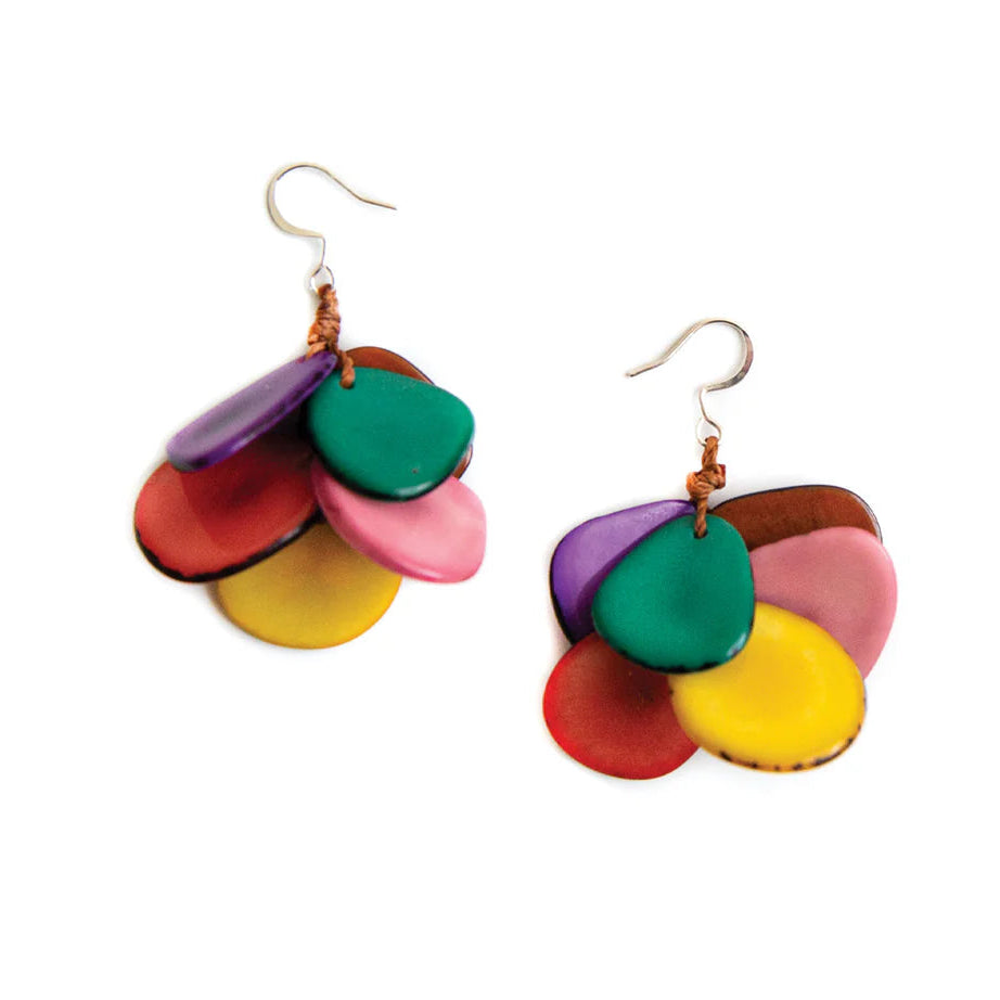 Tagua Mariposa Earrings