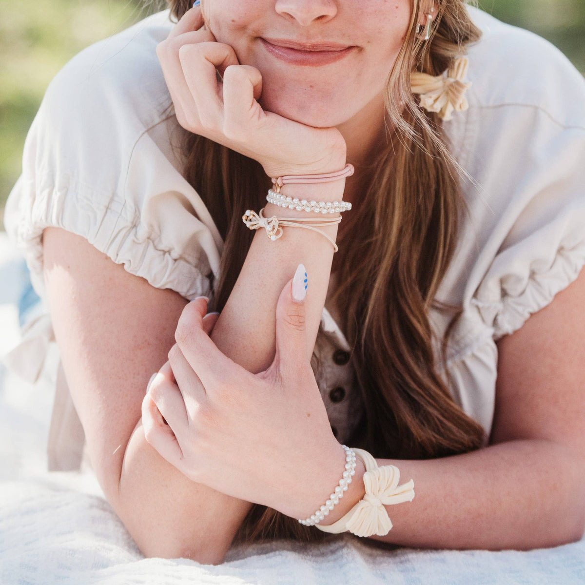 Grace: Hair + Wrist Band