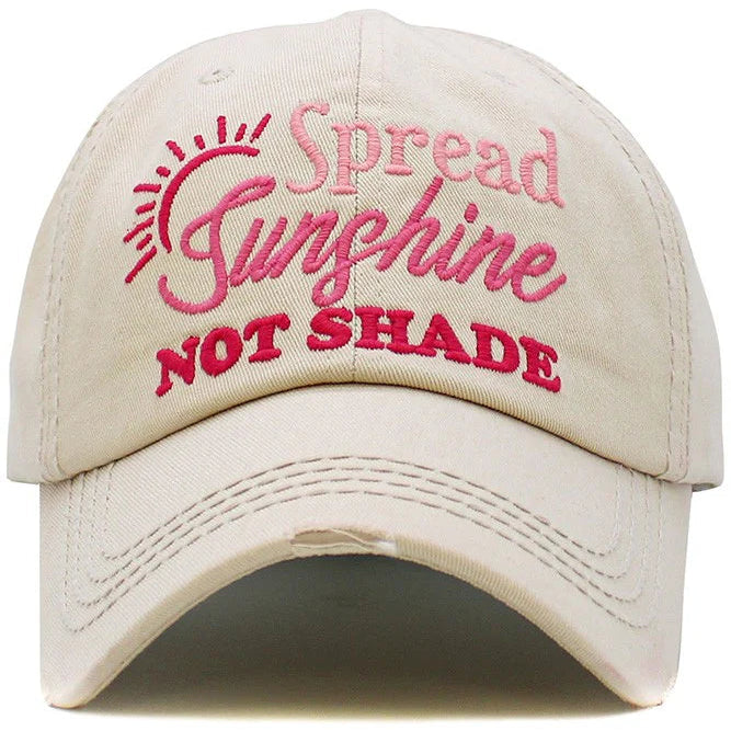 Ivory Spread Sunshine Ball Cap