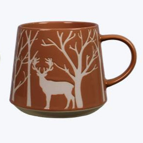 Stoneware Deer 20oz Mug