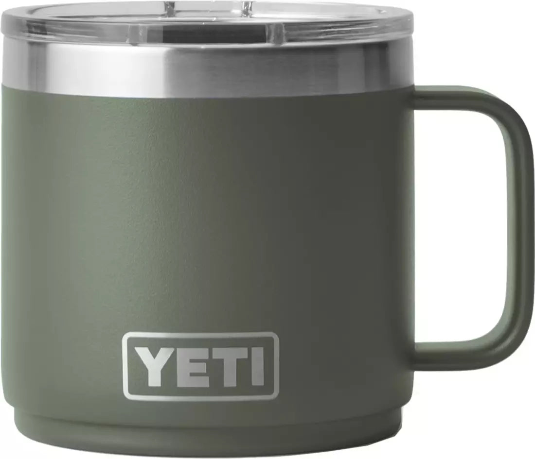 Yeti - 14 oz Rambler Mug with Magslider Lid Canopy Green