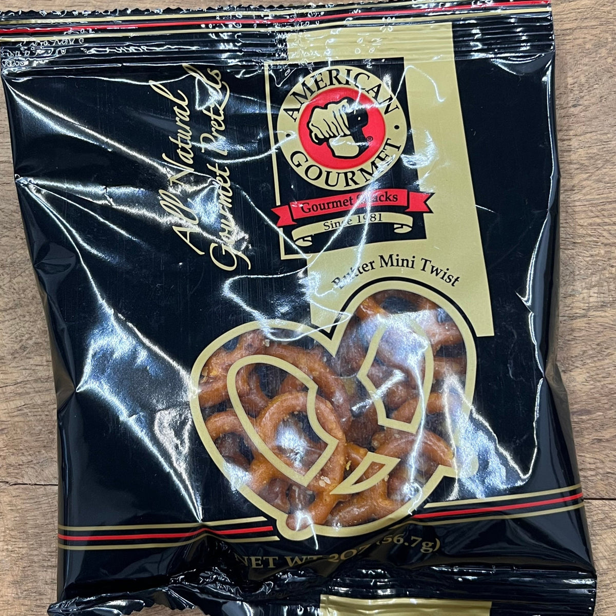 American Gourmet Mini Flavored Pretzels 2oz Bag