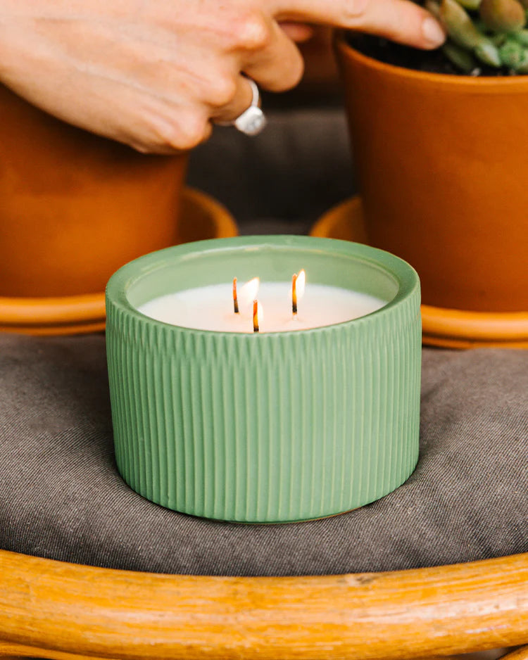 Kalamazoo Candle Company Clover Leaf &amp; Aloe 3-Wick Candle