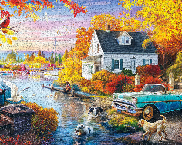 Springbok Lakeside Fall Retreat 1000pc Puzzle