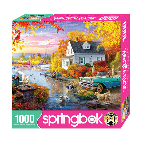 Springbok Lakeside Fall Retreat 1000pc Puzzle