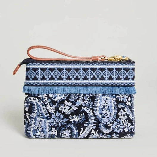 Maci Wristlet Marsh Boardwalk Paisley