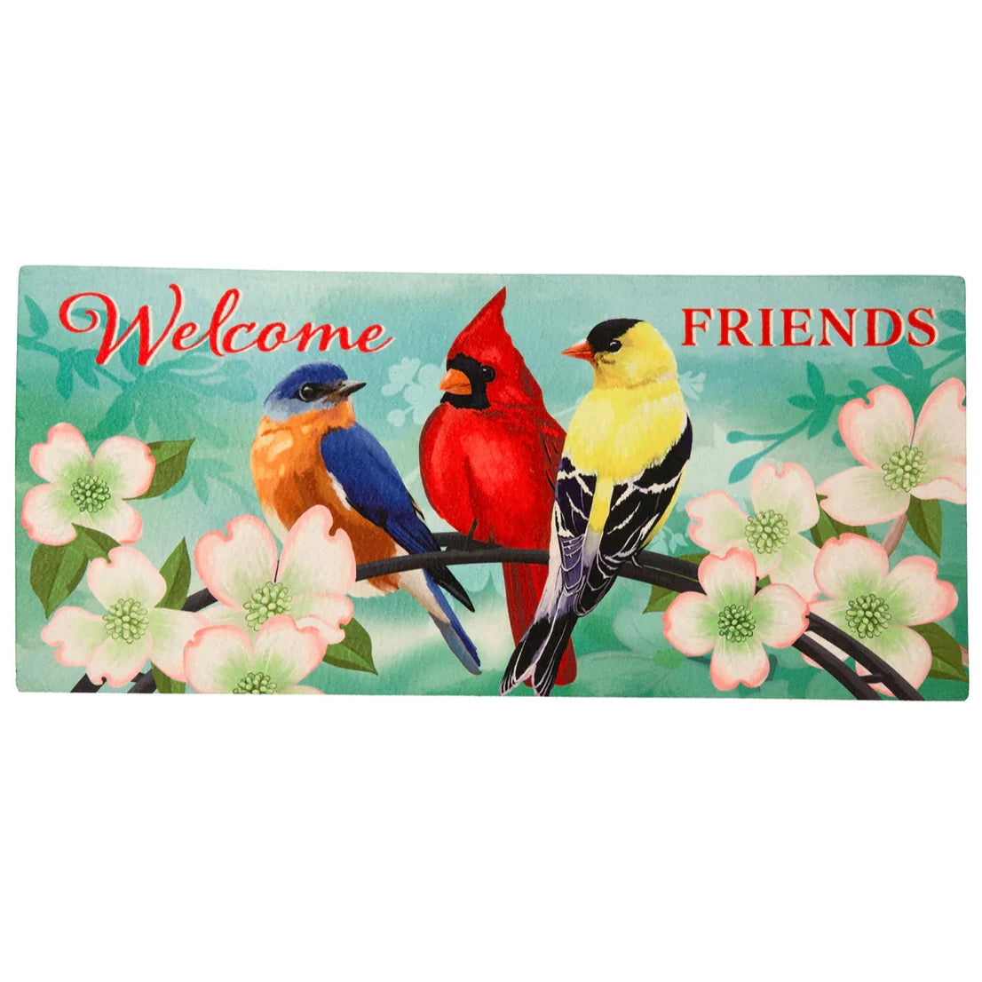 Welcome Friends Sassafras Insert Mat