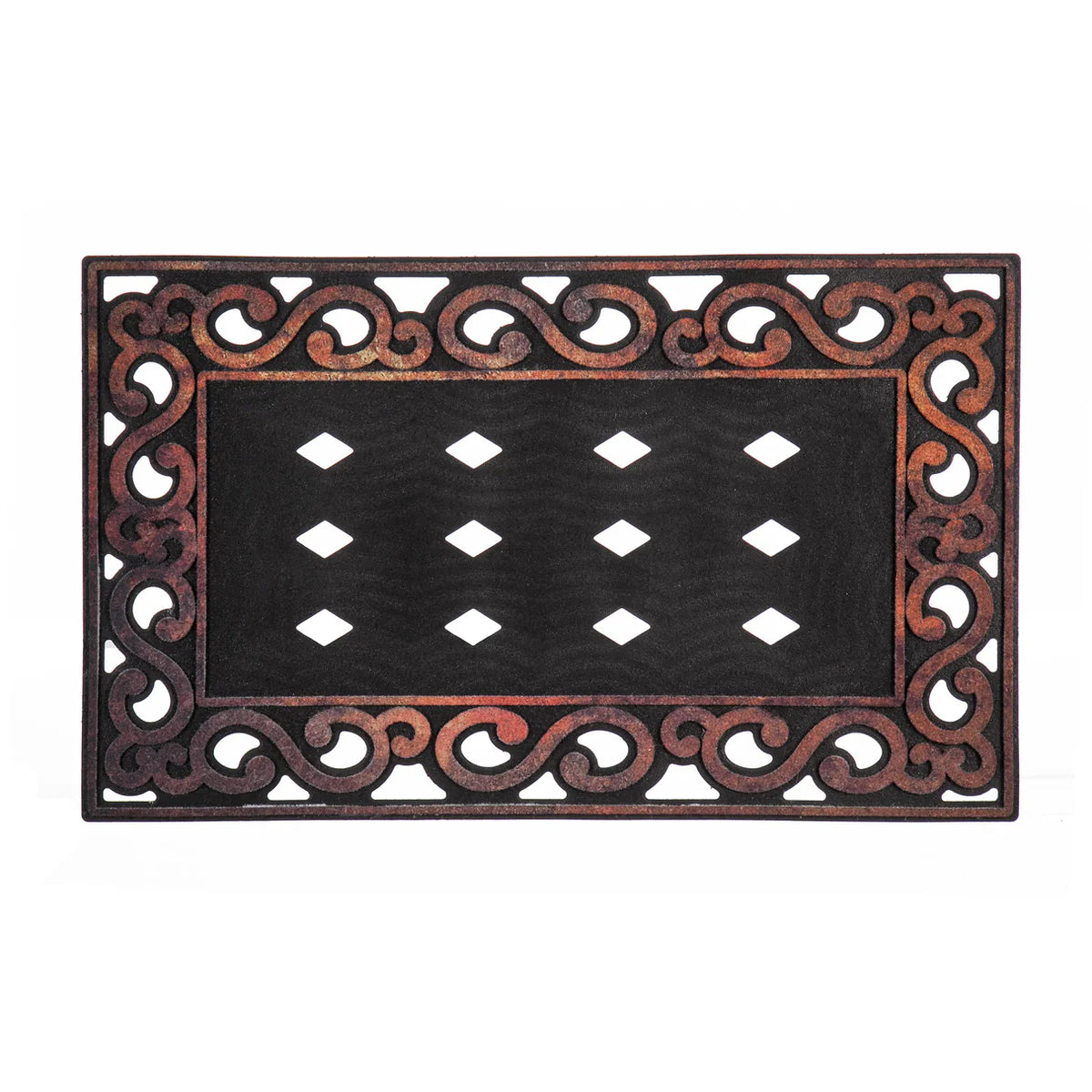 Variegated Brown Scroll Sassafras Mat Tray