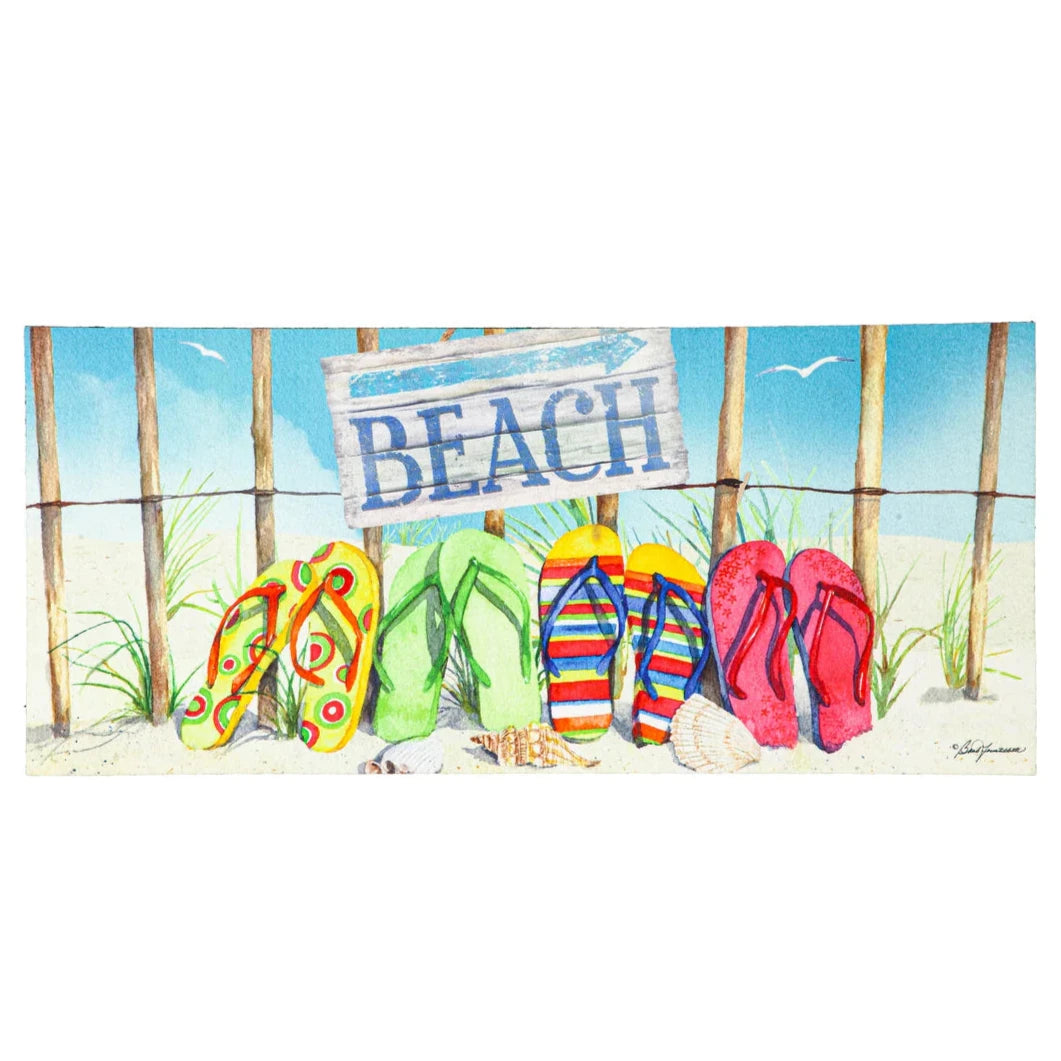 Flip Flops in the Sand Sassafras Switch Mat