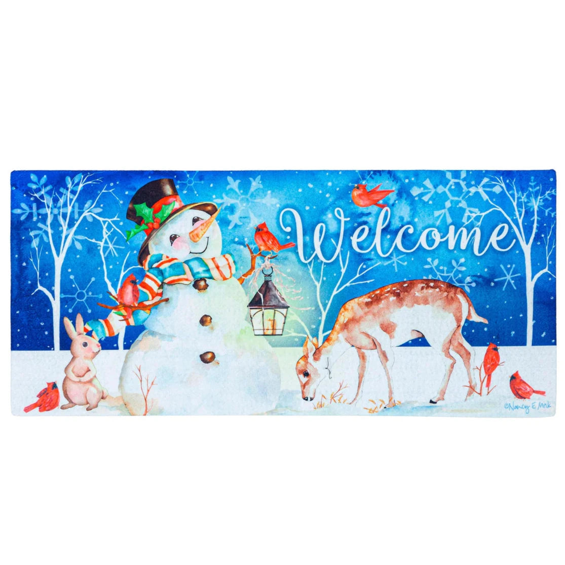 Sweet Snowman &amp; Friends Sassafras Insert Mat