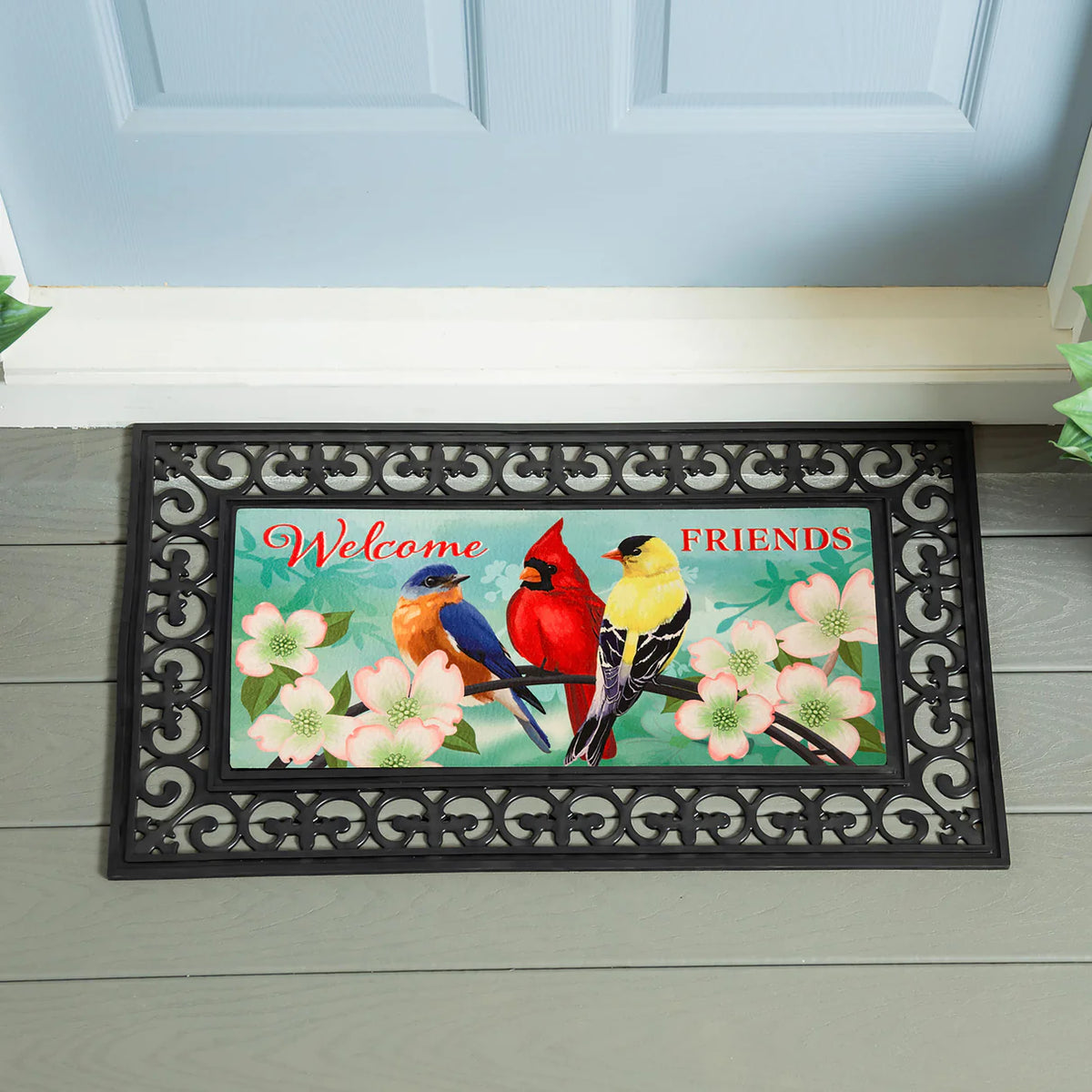 Welcome Friends Sassafras Insert Mat