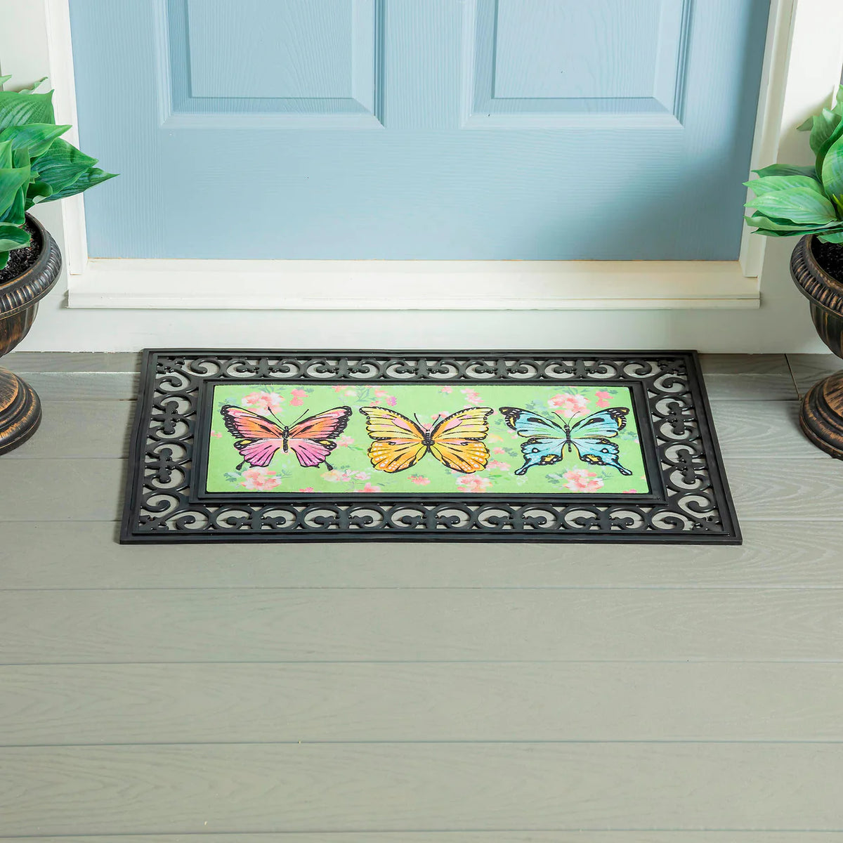 Fleur Scroll Sassafras Mat Tray