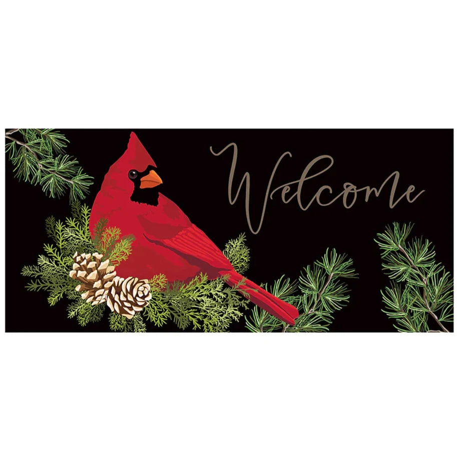 Cardinal &amp; Evergreen Sassafras Insert Mat