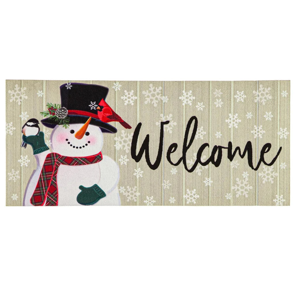 Let It Snow Sassafras Insert Mat