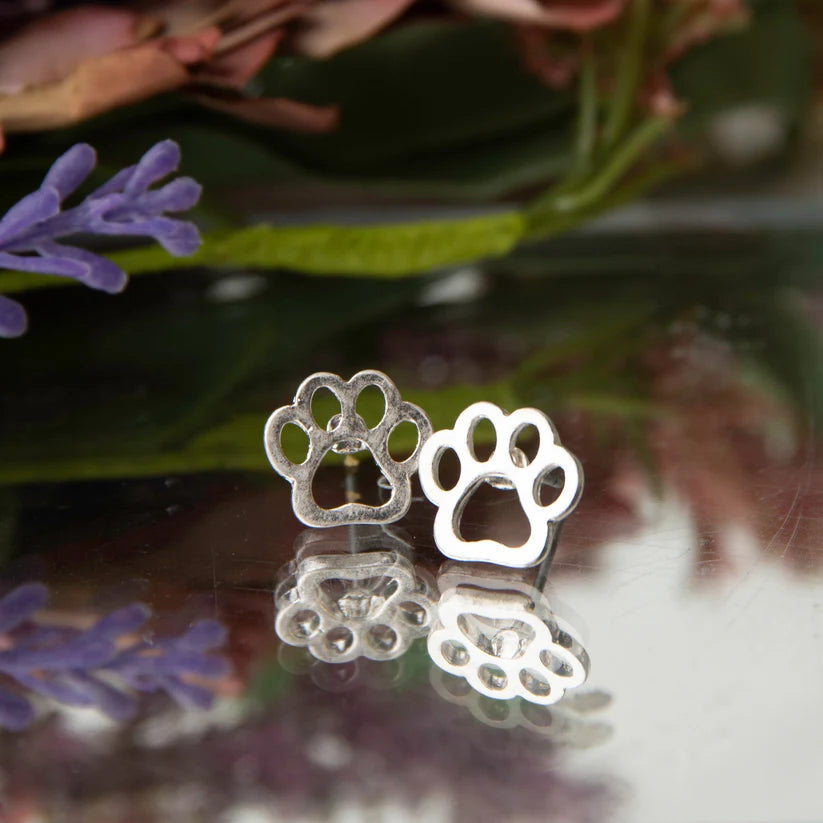 Paw Stud Bud Earrings