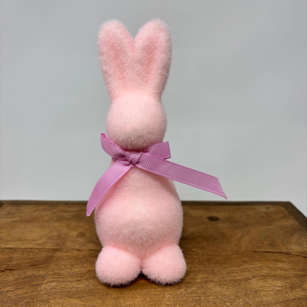 Flocked Easter Bunny 6.25&quot;