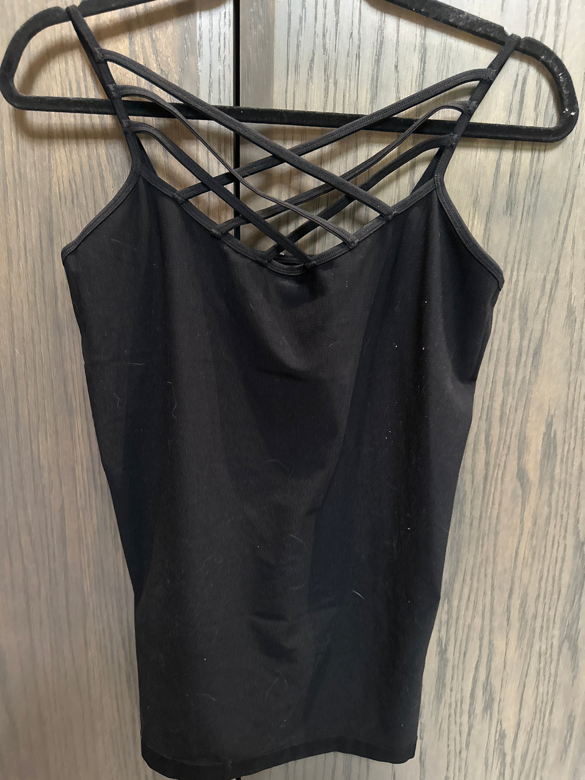 Plus Seamless Triple Criss-Cross Front Cami