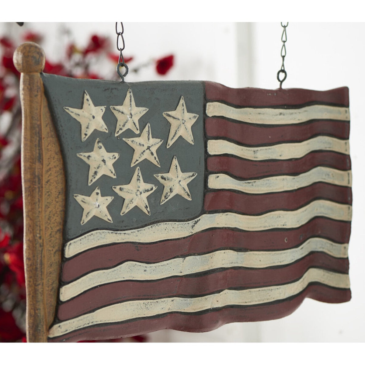 Resin 8 Star USA Waving Flag for Arrow Holder