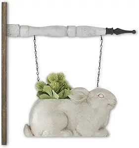 Tan Faux Stone Resin Rabbit for Arrow Holder