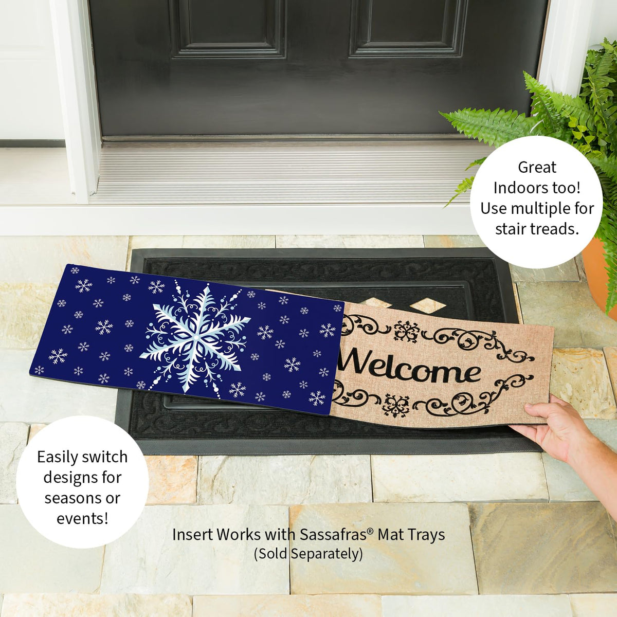 Snowflake Sassafras Insert Mat