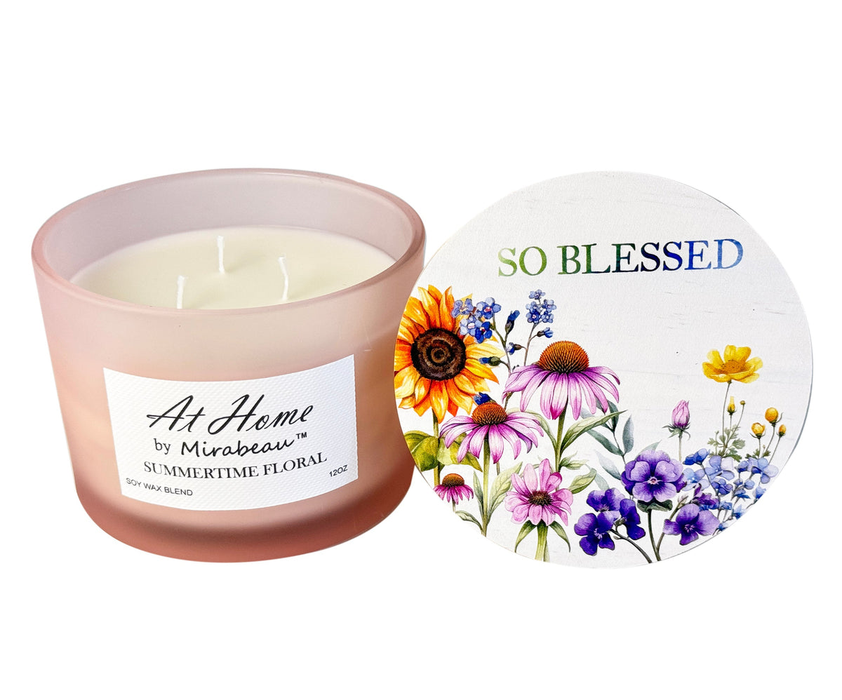 Summertime Floral Mirabeau Candle