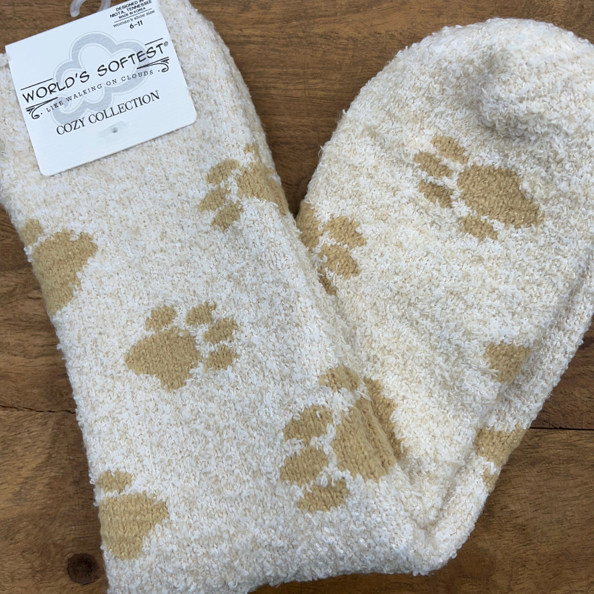 Cozy Collection Paw Socks