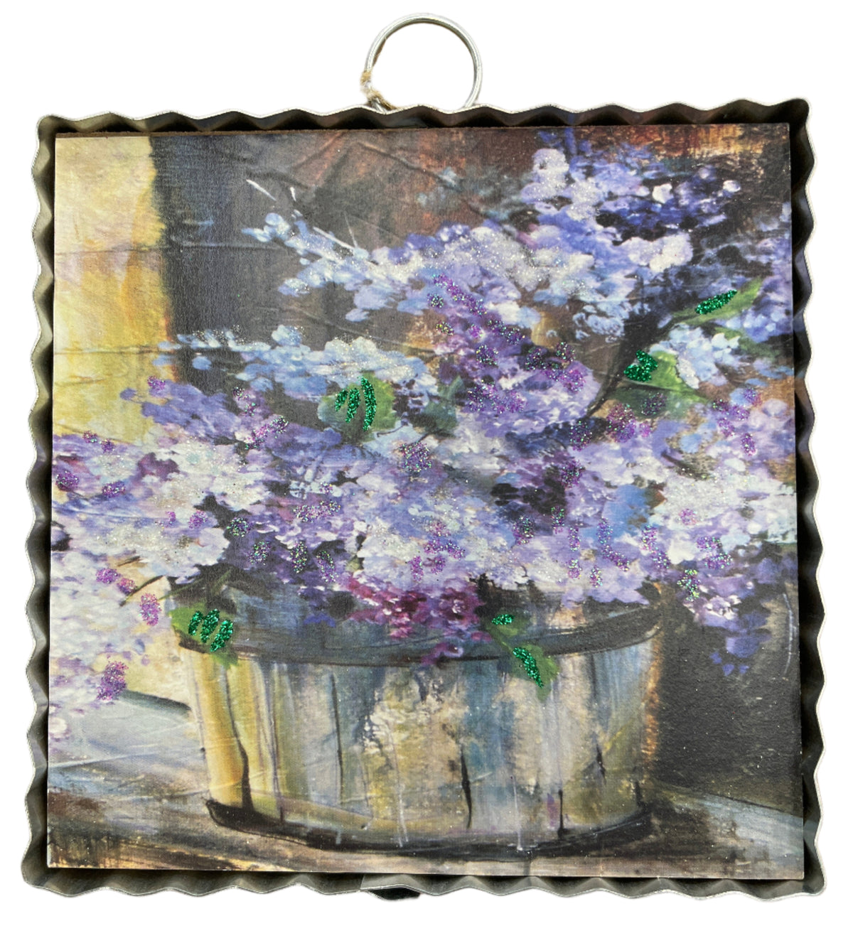 Gallery Mini Art Rozie&#39;s Bucket of Lilacs