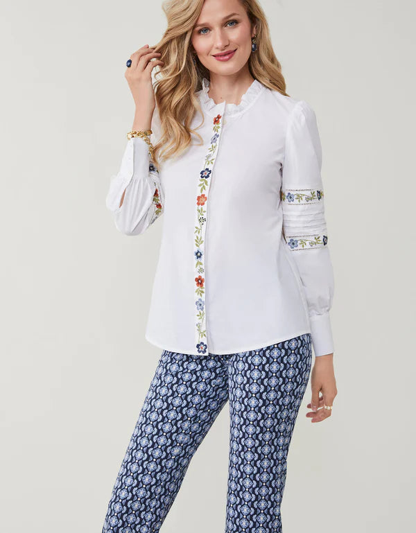 Nila Blouse Gardenia