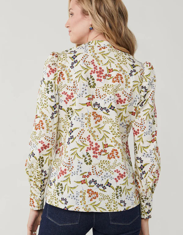 Sahira Blouse Marsh Boardwalk Floral Sprigs