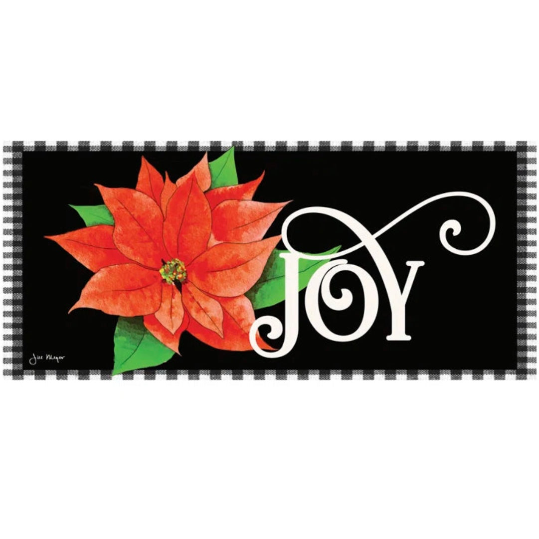 Joy Poinsettia Sassafras Insert Mat