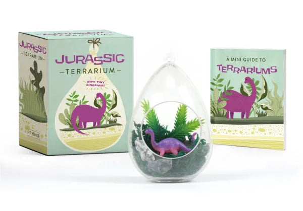 Jurassic Terrarium - With Tiny Dinosaur