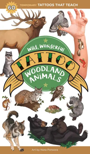 Wild, Wonderful Tattoo Woodland Animals Book