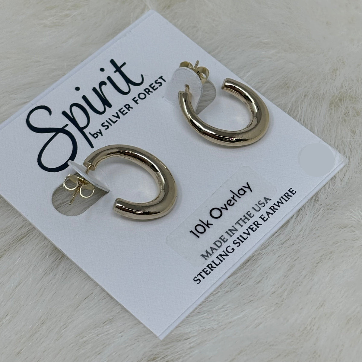 Sculpted Mod Hoop Earrings