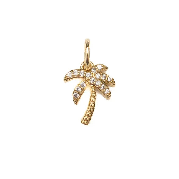 CZ Palm Tree Charm