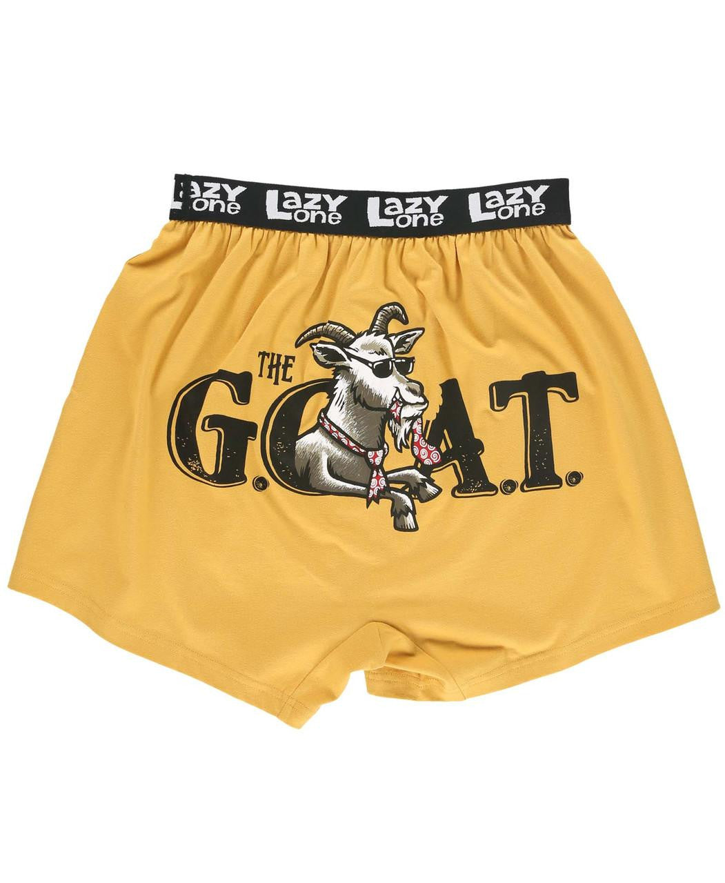 G.O.A.T. Yellow Men&#39;s Boxers