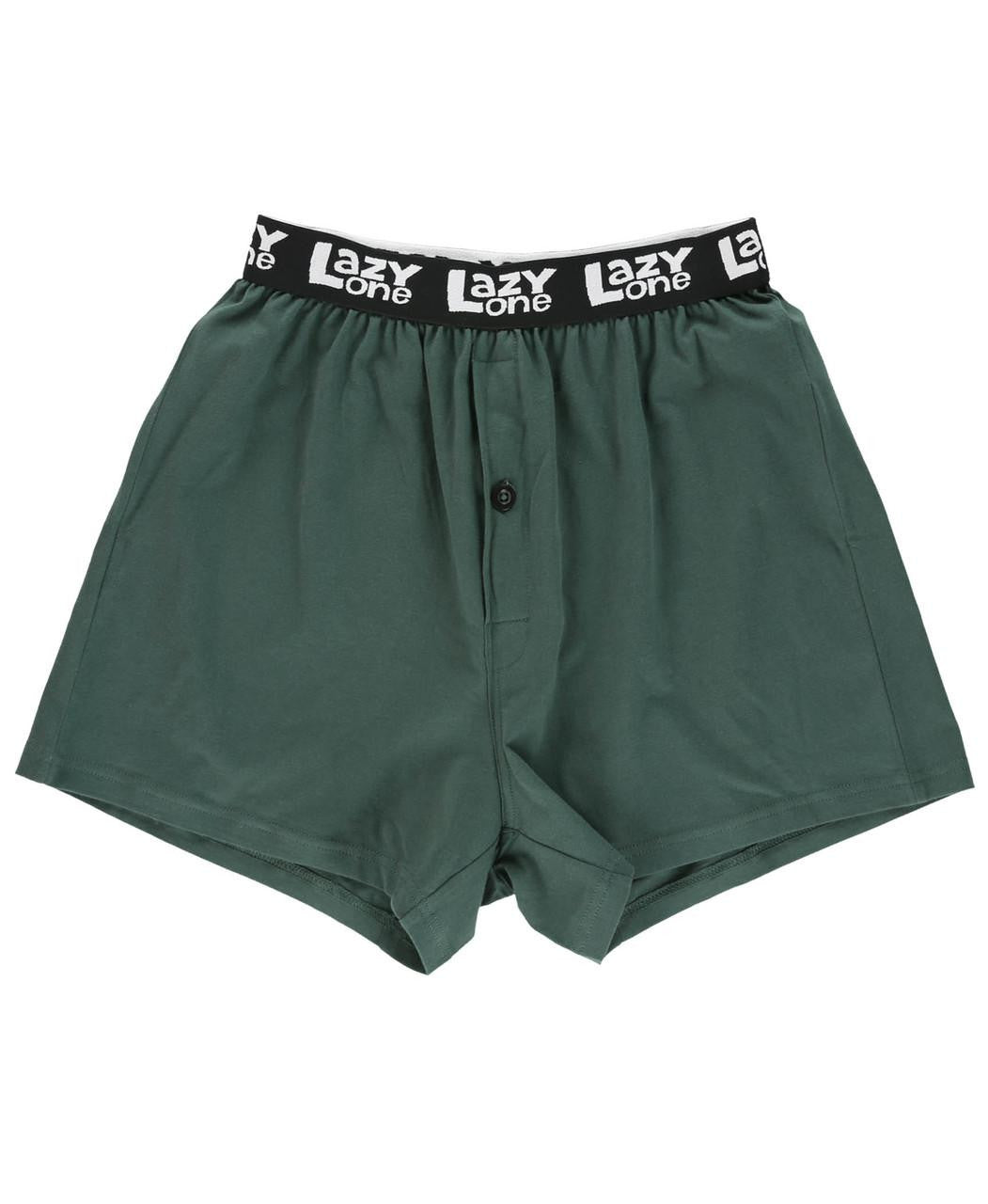 Cut The Cheese Green Men&#39;s Boxers