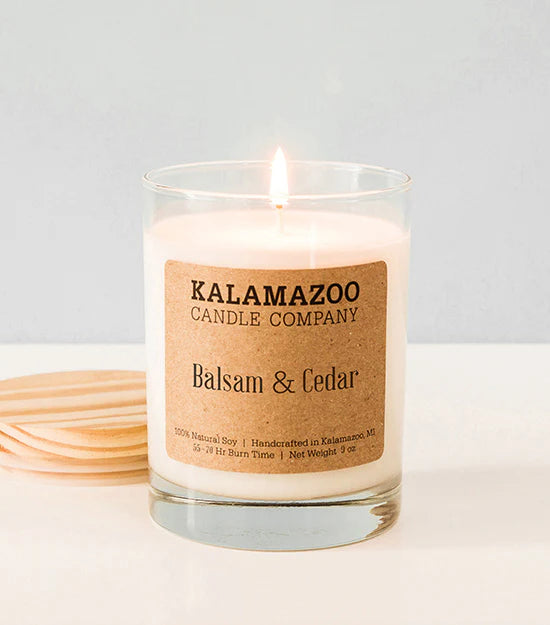 Kalamazoo Candle Company Balsam &amp; Cedar Candle 9oz