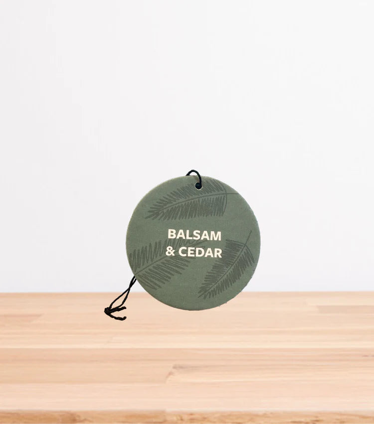 Kalamazoo Candle Co. Balsam &amp; Cedar Car Freshener