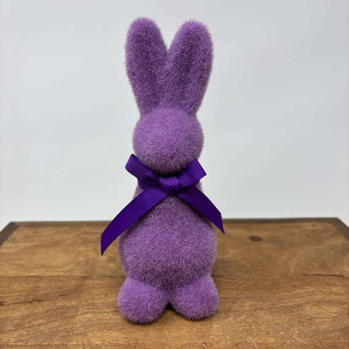 Flocked Easter Bunny 6.25&quot;