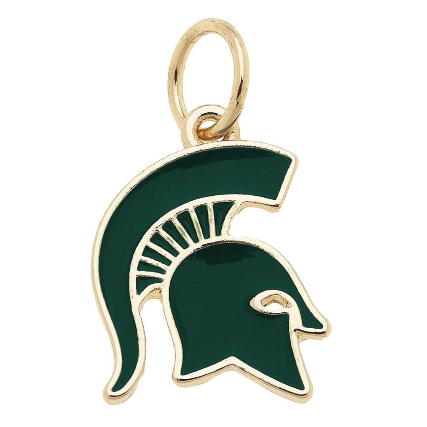 Michigan State Spartans Enamel Logo Charm