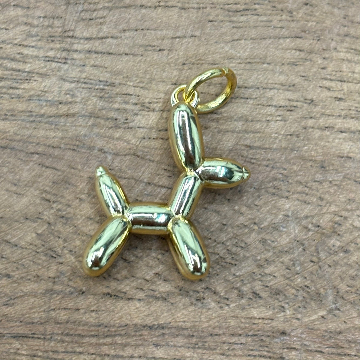 Gold Balloon Animal Charm